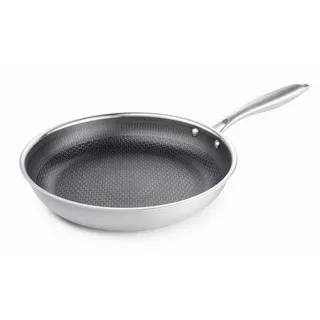 BratMaxx Edelstahl-Pfanne Bratpfanne 28 cm