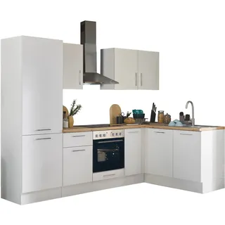 BASIC by Balculina Winkelküche Turin L-Form 270 cm weiß