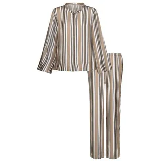 seidensticker Pyjama Set (Oberteil + Hose) 12.521600 braun L (40)