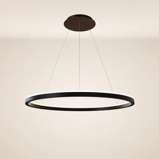 s.luce LED Ring Pendelleuchte 1-flg. Ø 100 cm rund schwarz