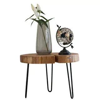 holz4home® Couchtisch aus einer Baumscheibe von holz4home® 50-64 cm