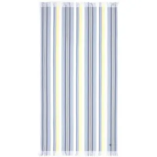 Marc O'Polo Home Duschtuch Eno Hammam Tuch Blue 100 x 180 cm, Frottier/ Baumwolle blau|gelb