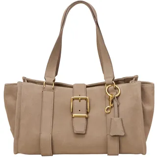 Marc O'Polo Cleo Shopper Veloursleder Beige/Braun