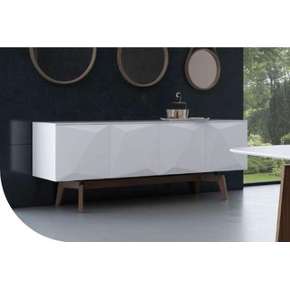 JVmoebel Sideboard Weißes Sideboard Mit Stauraum Esszimmermöbel Luxus Holzmöbel Modern (1 St) weiß