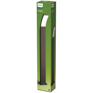 Philips Sockelleuchte Aluminium 96,0 cm 1x12W 1100 lm IP44 anthrazit