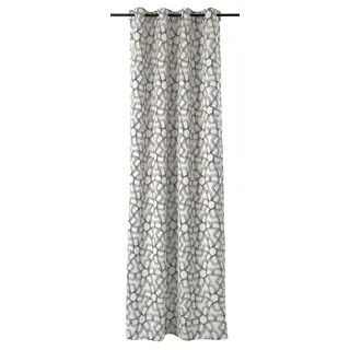 SCHÖNER WOHNEN-Kollektion Ösenschal Turn 140 x 250 cm Polyester Grau