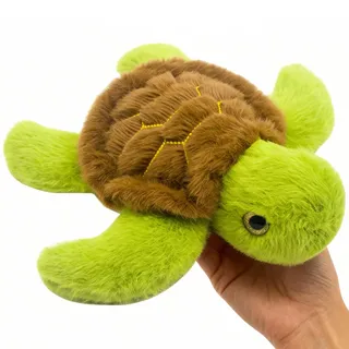 Klein Schildkröte Kuscheltier Weiche Stofftier Schildkröte Spielzeug 22CM | Süßes Kuscheltier Schildkröte, Realistic Plüschtier Meeresschildkröte Meer Stofftier, Geburtstags Geschenk für Mädchen Kinder