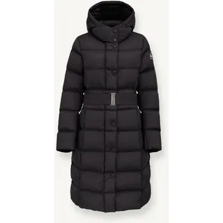 Colmar Damen lange Winterjacke mit Kapuze aus Synthetik Schwarz - Schwarz - 168