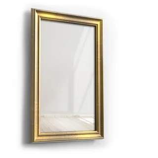 Picati Spiegelrahmen Barocko inkl. Spiegel | Aluminium Vintage | Spiegelmaß: 40x40cm | zzgl. 7,8 cm Rahmen | Wandspiegel | in 11 Größen