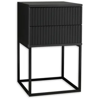 Möbel Boss Nachttisch Marle 40 x 65 x 38,5 cm Graphit