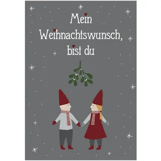 Wandschild Metallschild Schild "Mein Weihnachtswunsch bist du" Laursen 70161-00