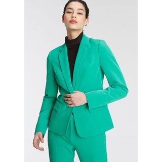 Kurzblazer TAMARIS Gr. 40, grün (grün (blazer aus nachhaltigem material)) Damen Blazer in Trendfarben - NEUE KOLLEKTION