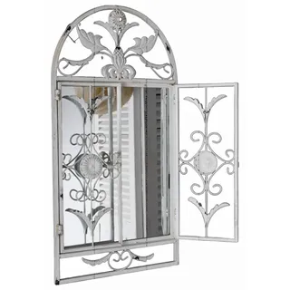 Wandspiegel Fenster Spiegel Landhaus Fensterladen Spiegel 65cm aja337 Palazzo Exklusiv