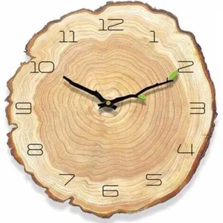 Retro-wanduhr Aus Holz, Antike, Geräuschlose Wanduhr, Wanduhr Im Landhausstil, Geräuschlose Und Verwitterte Wanduhr Für Kleine Wohnzimmer