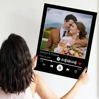 Personalisierte Bilder auf Leinwand, individuelle Leinwanddrucke mit Ihren Fotos – benutzerdefinierte schwebende Rahmen-Poster für Heimdekoration