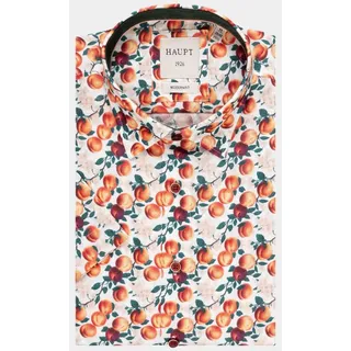 Haupt Kurzarmhemd Modern Fit Kurzarmhemd Pfirsich Allover-Print Multicolour Style Sommer bunt L