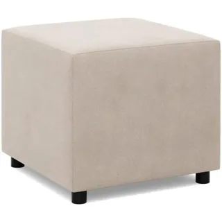 Mebligo - Fußstütze für Sessel 50 x 50 cm NEO Kollektion, Bequemer Hocker als Auflage, Pouf Hocker, Aus Hochwertigen Materialien, Sitzpouf, Fusshocker Gepolstert für Sessel, Beige