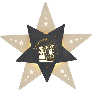 Weigla Stern Beleuchtet grau/weiß