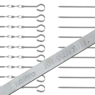 olymp handels gmbh Schaschlik Spießdreher Edelstahl Sesam für 11 Spieße Motor Powerbank USB