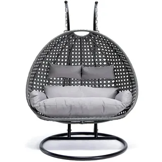 Home Deluxe Hängesessel Twin grau
