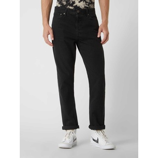 Loose Fit Jeans aus Baumwolle Modell 'Chris', Black, 31/32