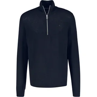 Lerros Troyer "Schurwoll-Stricktroyer mit Kaschmiranteil", Herren, Gr. 3XL, blau (classic navy), 88% Schurwolle, 12% Kaschmir, ohne Ausschnitt, Pullover Troyer