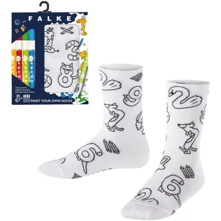 Falke Kinder Socken Set Animal Numbers Paint 10305-2000 31-34 - White - 31-34