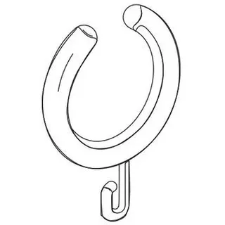 pba A1 Duschvorhangring aus Nylon