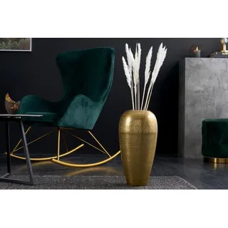 riess-ambiente Bodenvase ORIENTAL 50cm gold (Einzelartikel, 1 St), Deko · Blumen · Hammerschlag Design · Metall goldfarben