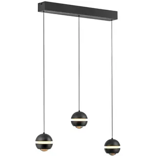Schöner Wohnen LINI 3-flg. 10 cm eckig schwarz