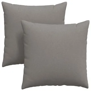 vidaXL Sofakissen 2 pcs Taupe 80 x 80 cm