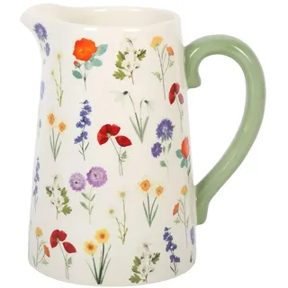 ZALE YARDLEY Blumenvase Krug Vase Wildblume Keramik Blumenkrug Vase für Blume Garten Ornamente für echte künstliche Blume Raumdekor Weihnachten Valentinstag Hochzeitsgeschenk