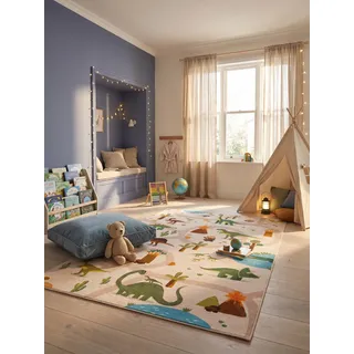 KADIMA DESIGN TINO Kinderteppich 140 x 200 cm Beige