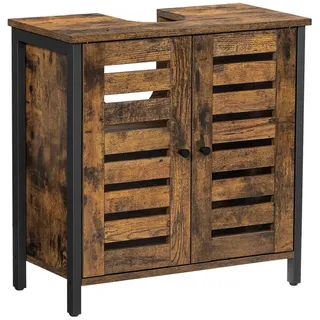 VASAGLE Waschbeckenunterschrank 30 x 60 x 30 cm Braun