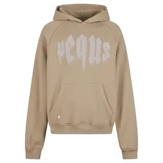 pequs Outlined Mythic Logo Hoodie Beige 34