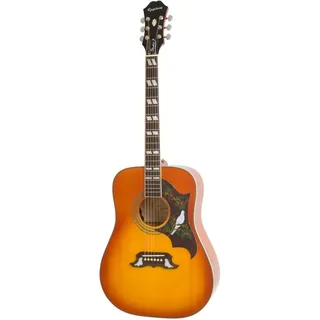 EPIPHONE Dove Studio Violinburst ❘ Westerngitarre ❘ Square Shoulder ❘ Fishman