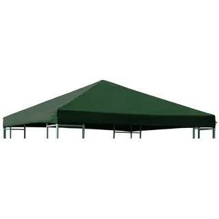DEGAMO Pavillon-Ersatzdach, für Metall- und Alupavillon 3x3 Meter, dunkelgrün, wasserdicht