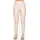 Lederhose Highwaist Schwarz/Braun Beige L