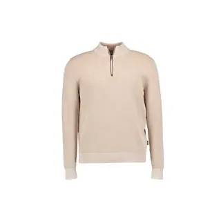 bugatti Herren Pullover beige unifarben, beige, Herbst/Winter 2025/2026
