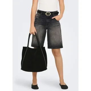 Only ONLMATE REG BAGGY LONG SHORTS Schwarz S