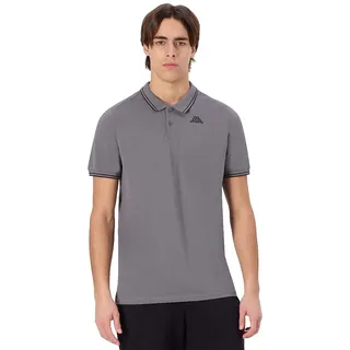 Kappa Herren Polo Ezio 2 Gris Hombre Ezio 2 Poloshirt für Herren, Grau
