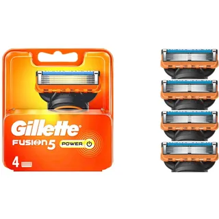 Gillette Fusion5 Power Männer Rasierklingen - 4,8,12er Pack in Blister ohne OVP