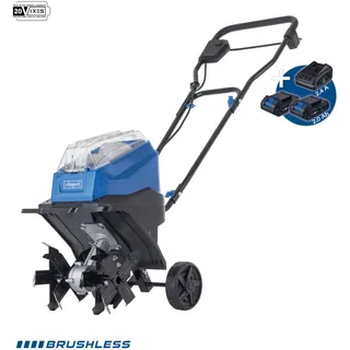 SCHEPPACH BC-MT300-X Akku-Bodenhacke 20V mit 2x 2Ah Akku und Ladegerät