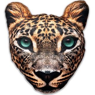 Splat Planet Leopard Plüsch 3D Kissen Kissen Riesige Realistische Plüsch Stofftier Lustige Kinder Dekorative Einzigartige Bodenkissen Tierthema Sitzkissen Für Schlafzimmerstühle