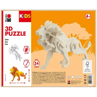 Marabu KiDS 3D Puzzle Löwe (0317000000022)