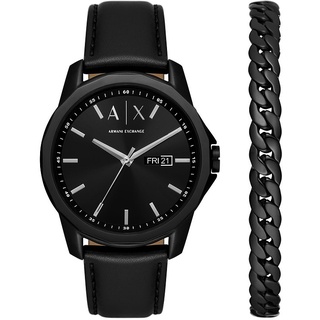 Armani Exchange Uhren-Set AX7147SET - schwarz