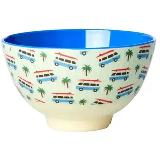 Rice Speiseteller Cars Print 0 cm Hellblau