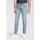 Jeans in hellblauer Stone Waschung W30 L30