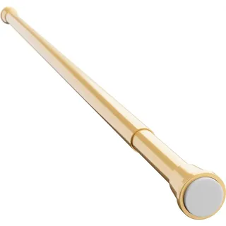Duschvorhangstange 140 - 250 cm gold Teleskopstange Aluminium - Gold