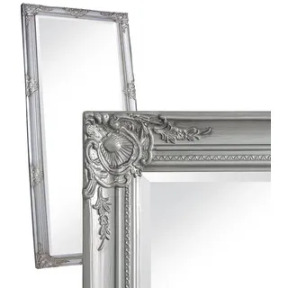 dasmöbelwerk Wandspiegel Barock 200 x 100 cm Silber